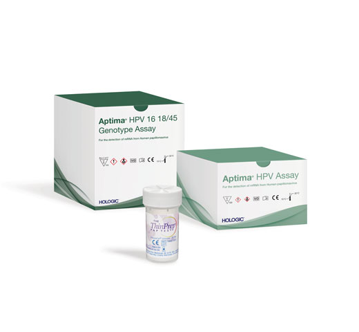 Aptima® HPV Assay in white background