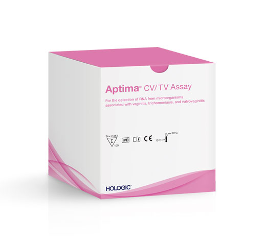 Hologic Aptima® CV/TV assay in white background