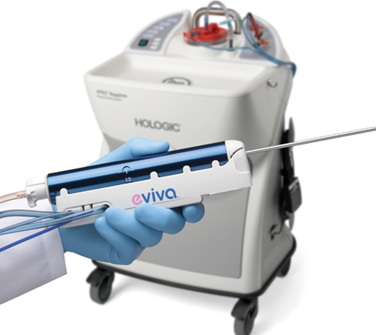 Hologic Eviva® Breast Biopsy System in white background