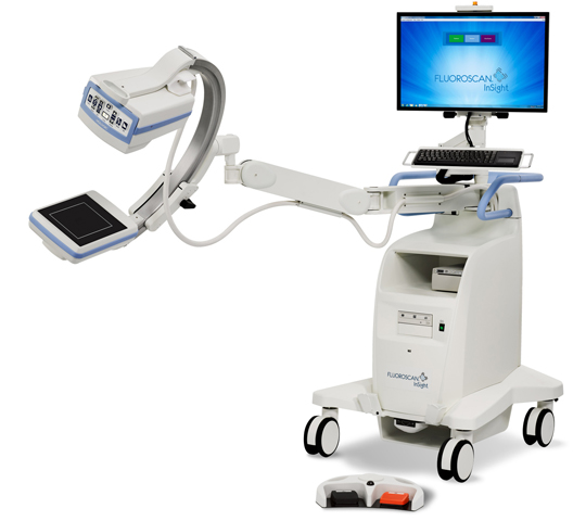 Hologic Fluoroscan® InSight® Mini C-arm in white background