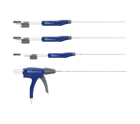 The MyoSure® Tissue Removal Suite in white background