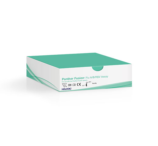 Hologic Panther Fusion® Flu A/B/RSV Assay in white background
