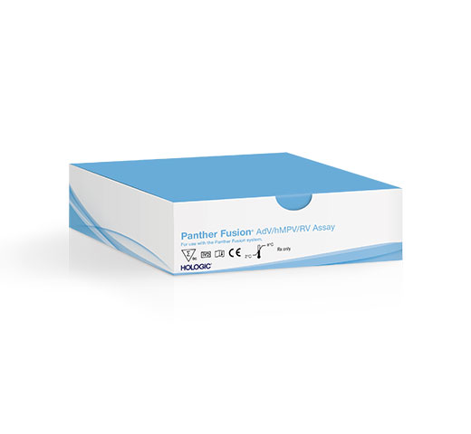 Hologic Panther Fusion® AdV/hMPV/RV Assay in white background