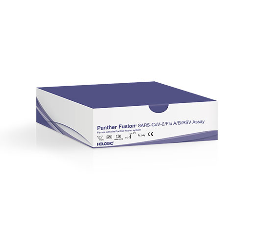 Hologic Panther Fusion® SARS-CoV-2/Flu A/B/RSV Assay in white background
