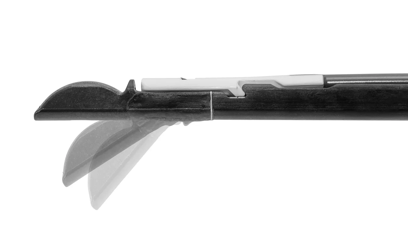 Ultrasound tip of the Sonata device articulated in 3 different angles