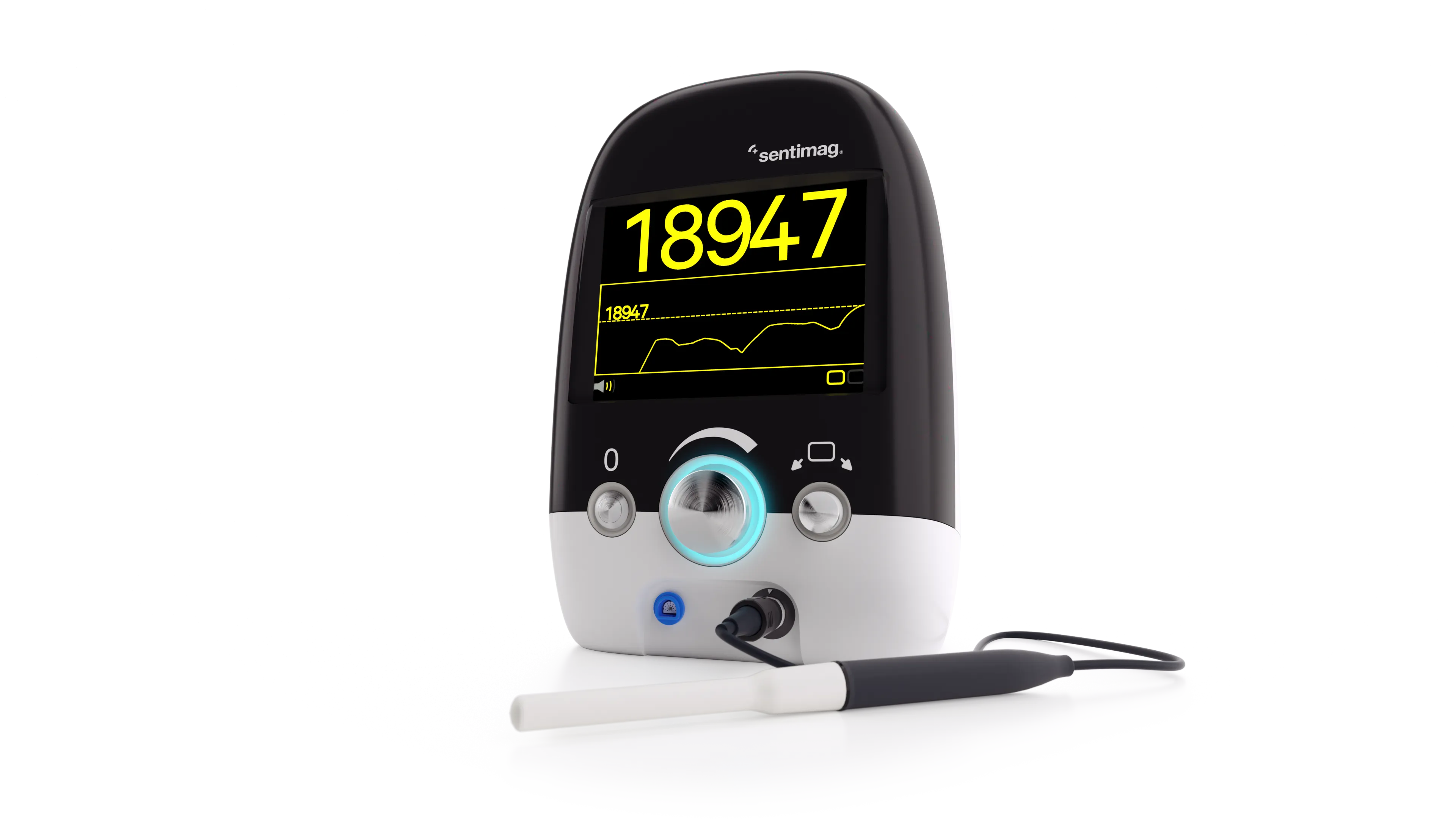 Full Sentimag breast localisation platofrm with Magseed Marker and Magtrace lymphatic tracer.