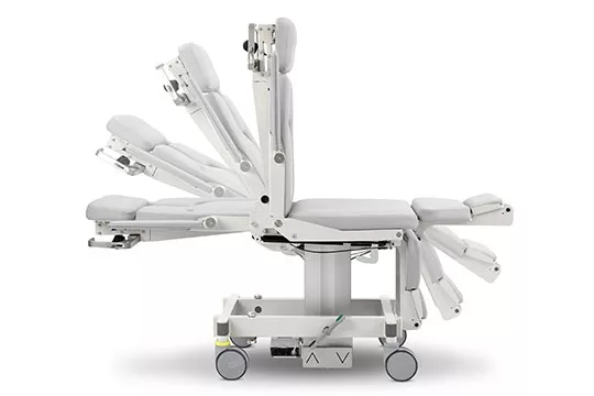 Mammography Positioning Chair in white background
