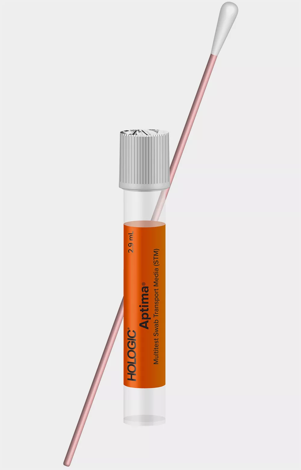 Swab Specimen Collection Kit on white background