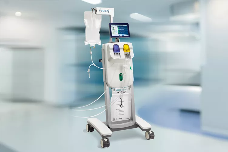 An image of Fluent® Fluid Management System system in hospital setting
