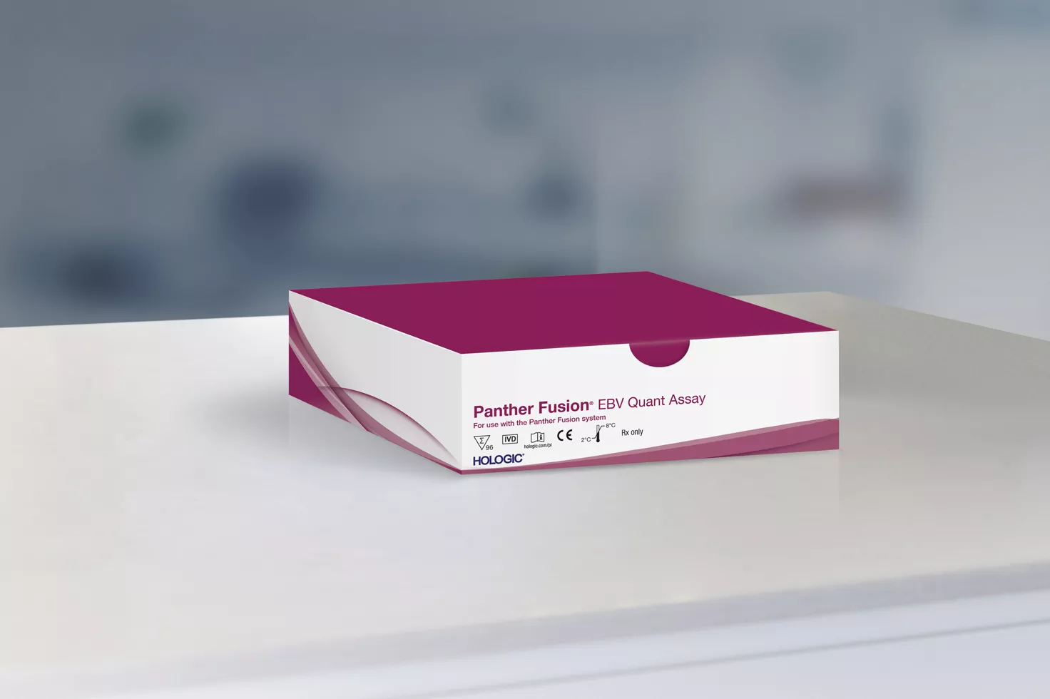 Hologic Panther Fusion® EBV Quant Assay in white background
