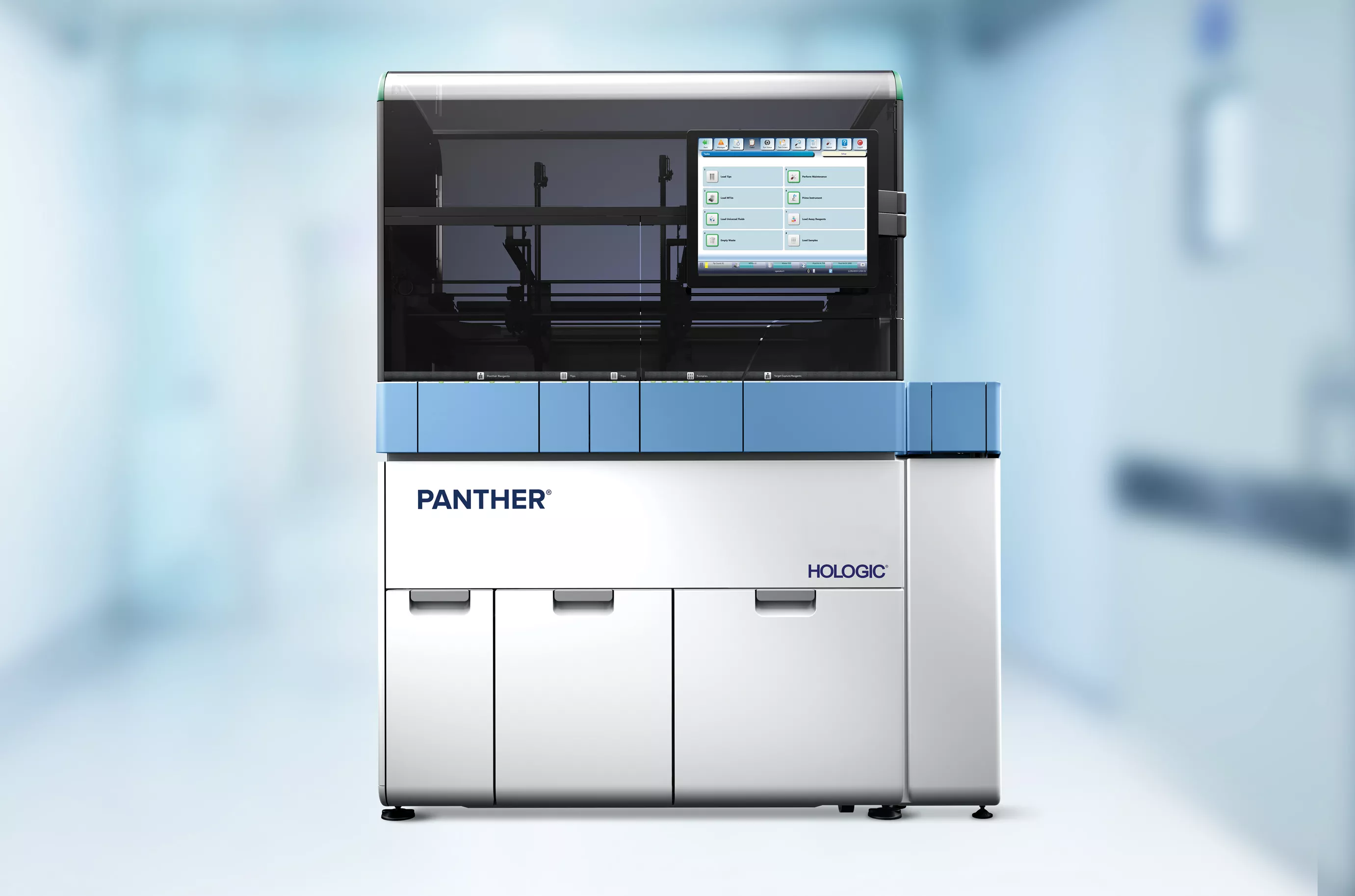 Image of Panther Plus in lab setting.