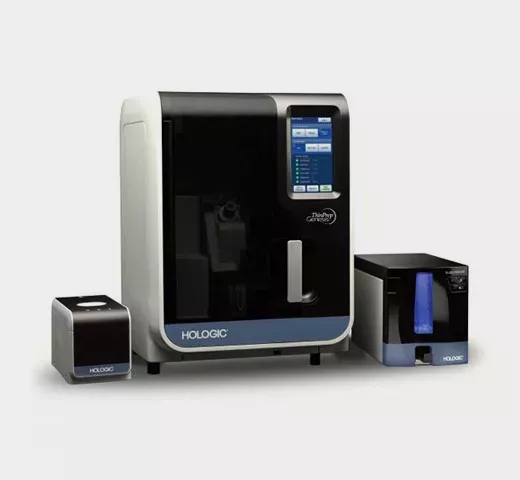 Hologic ThinPrep Genesis processor device on white background