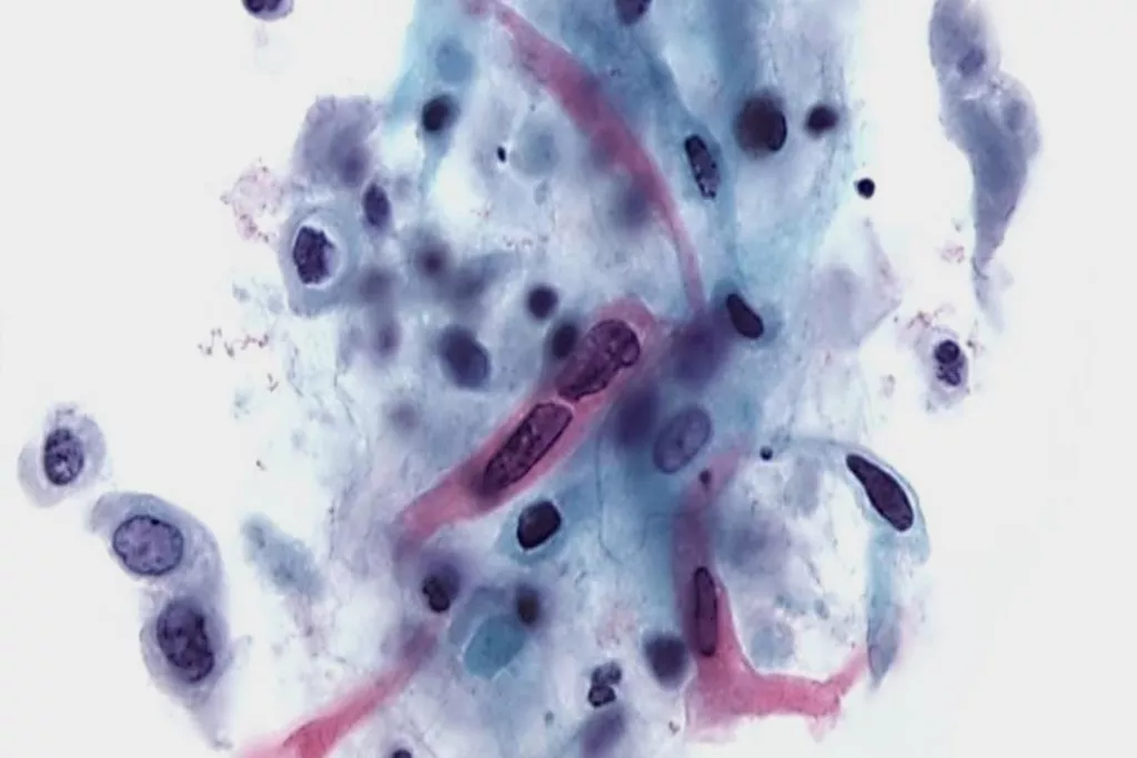 Pap test scan Squamous Cell Carcinoma