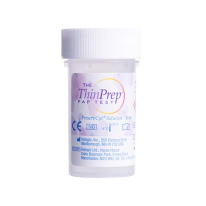 Hologic ThinPrep® PreservCyt Collection Vials in white background